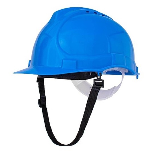 HEŁM PRZEMYSŁOWY BRATEK-3 Z PASKIEM NIEBIESKI
