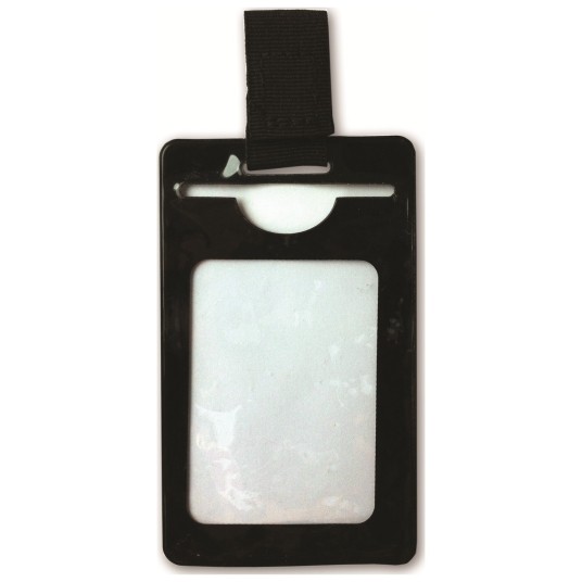 IDENTYFIKATOR BADGE HOLDER - CZARNY