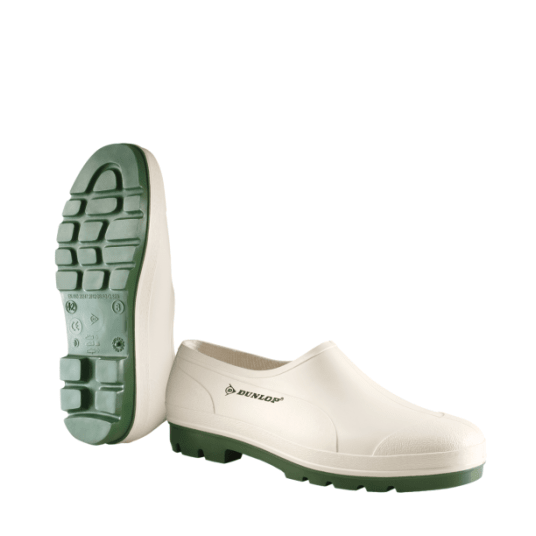 KALOSZE DUNLOP BICOLOUR WELLIE SHOE - BIAŁY-ZIELONY