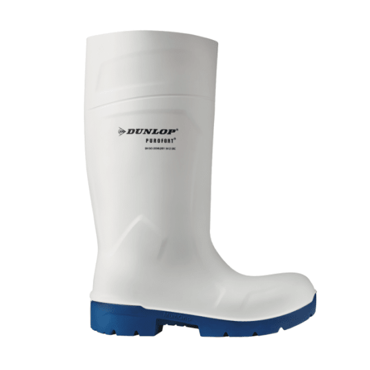 KALOSZE DUNLOP PUROFORT FOODPRO MULTIGRIP - BIAŁY-NIEBIESKI