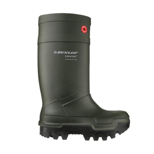 KALOSZE DUNLOP PUROFORT THERMO+ FULL SAFETY S5 - ZIELONY-CZARNY