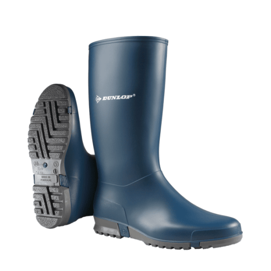 KALOSZE DUNLOP SPORT - NIEBIESKI-SZARY
