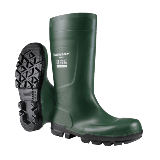 KALOSZE DUNLOP WORK-IT FULL SAFETY S5 SR FO LG - ZIELONY