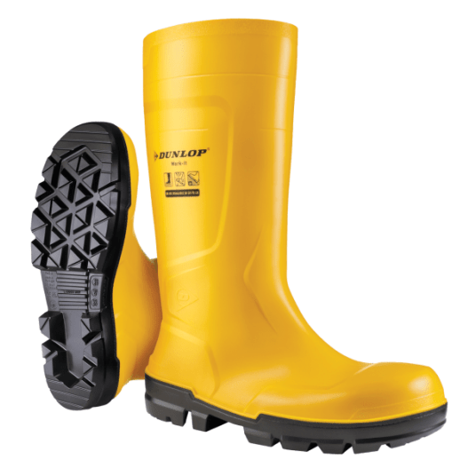 KALOSZE DUNLOP WORK-IT FULL SAFETY S5 - ŻÓŁTY
