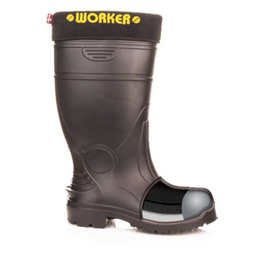 KALOSZE M.WORKER 899 Z/OCP/PODN/WKŁ - CZARNY