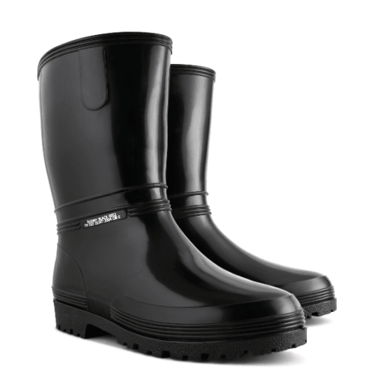 KALOSZE RAINNY BLACK MŁODZIEŻ.