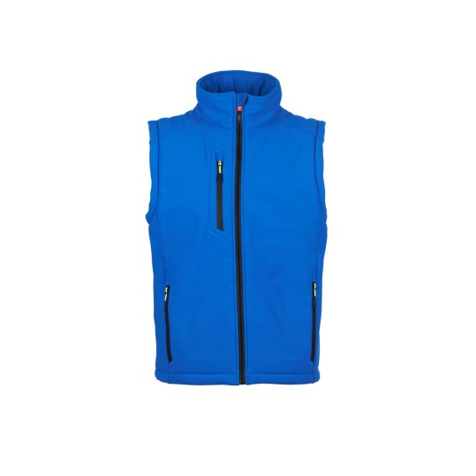 KAMIZELKA OCIEPLANA SOFTSHELL MĘSKA CREEK PAD VEST - KRÓLEWSKI NIEBIESKI/GRANATOWY
