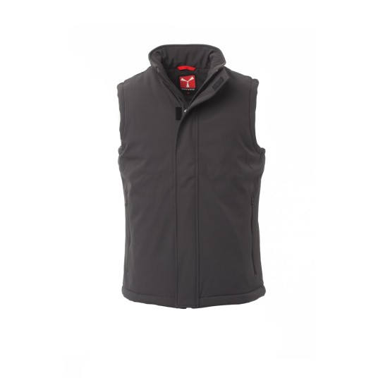 KAMIZELKA OCIEPLANA SOFTSHELL MĘSKA NORDET VEST - ANTRACYTOWY