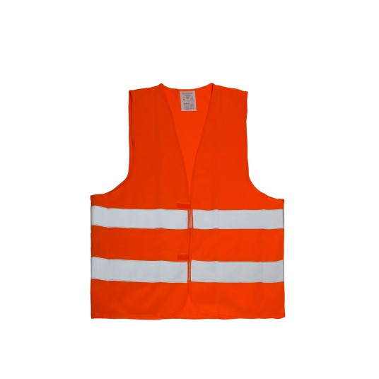 KAMIZELKA ODBLASKOWA OSTRZEGAWCZA POMARAŃCZOWA PROKAM ORANGE-