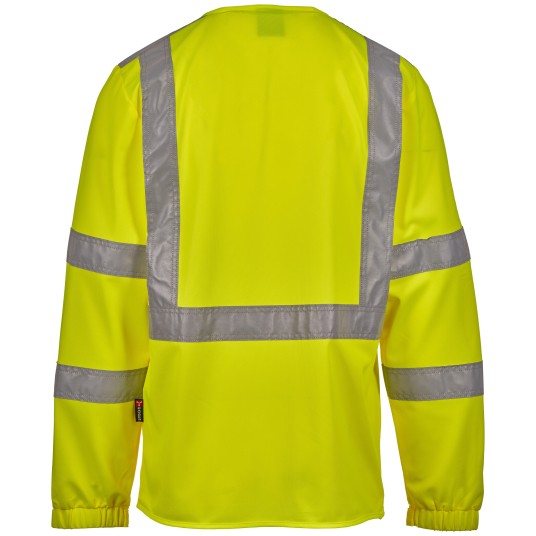 KAMIZELKA OSTRZEGAWCZA LONG EXO - ŻÓŁTY FLUO