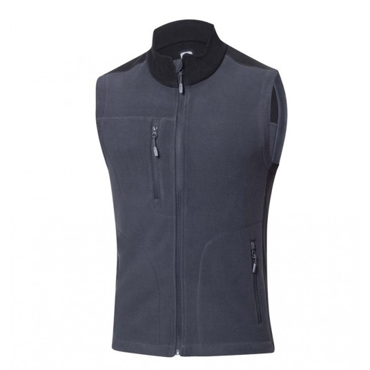 KAMIZELKA POLAROWA MARTIN MĘSKA - CIEMNOSZARY