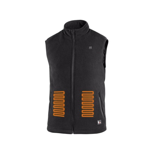 KAMIZELKA POLAROWA OGRZEWANA CXS ANTARKTIDA - CZARNY