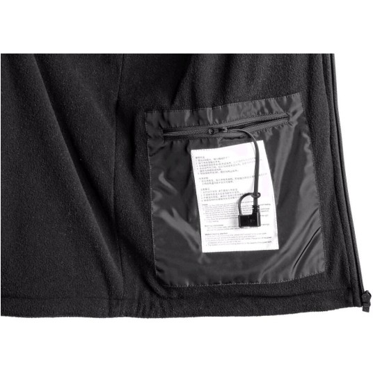 KAMIZELKA POLAROWA OGRZEWANA CXS ANTARKTIDA - CZARNY