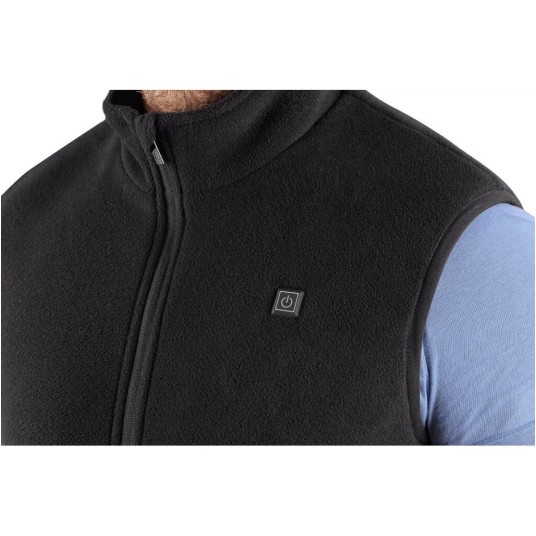 KAMIZELKA POLAROWA OGRZEWANA CXS ANTARKTIDA - CZARNY