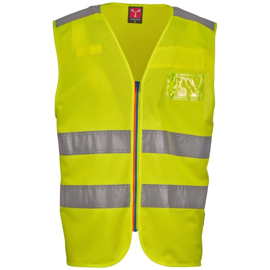 KAMIZELKA ROBOCZA ACE - ŻÓŁTY FLUO