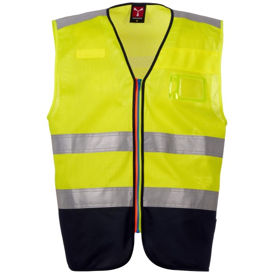 KAMIZELKA ROBOCZA ACK MESH - ŻÓŁTY FLUO-GRANATOWY