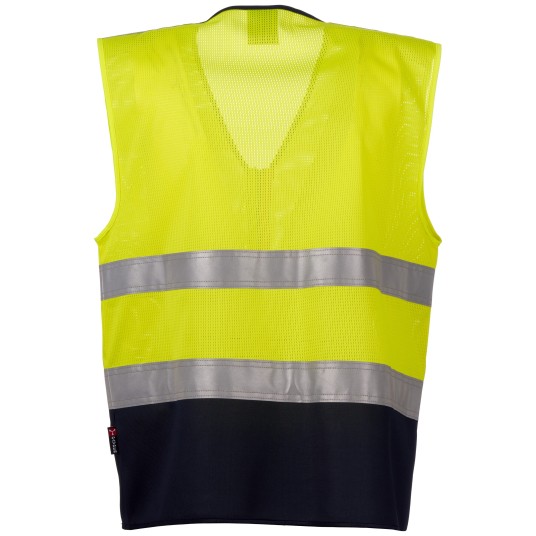 KAMIZELKA ROBOCZA ACK MESH - ŻÓŁTY FLUO-GRANATOWY