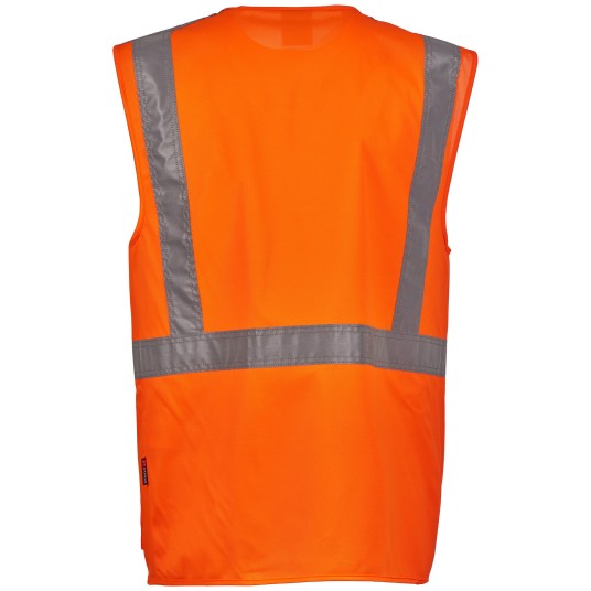 KAMIZELKA ROBOCZA EXTRA - POMARAŃCZOWY FLUO