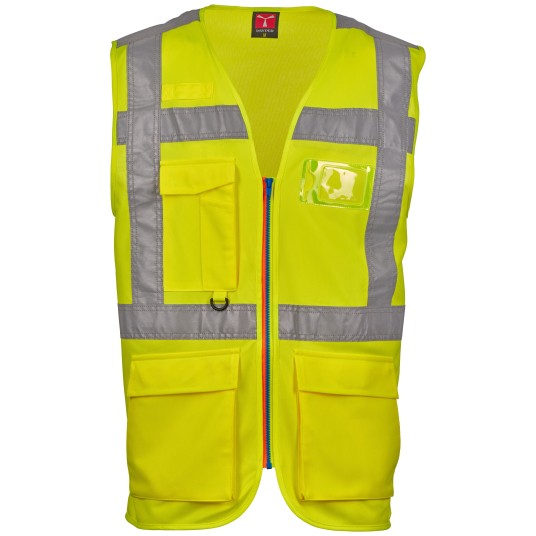 KAMIZELKA ROBOCZA EXTRA - ŻÓŁTY FLUO