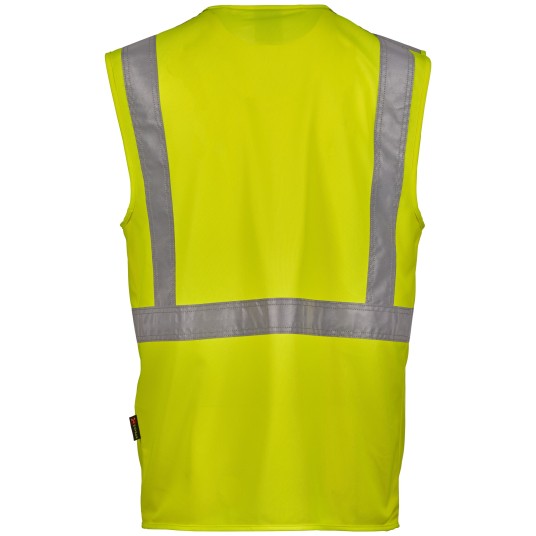 KAMIZELKA ROBOCZA EXTRA - ŻÓŁTY FLUO