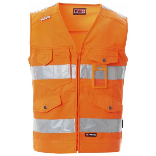 KAMIZELKA ROBOCZA MASTER - POMARAŃCZOWY FLUO