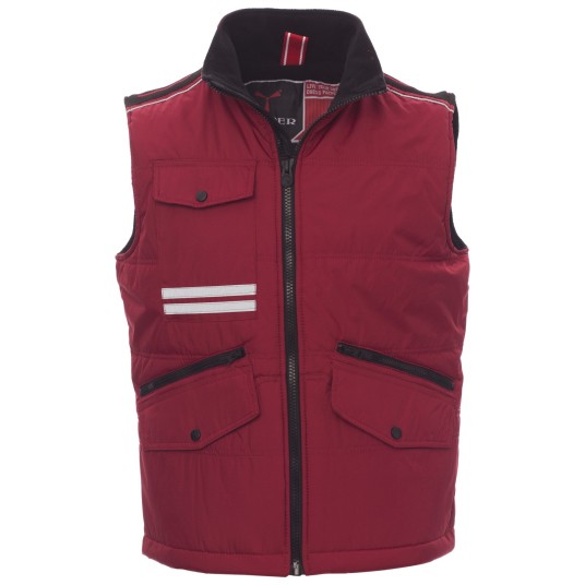 KAMIZELKA ROBOCZA MIG 2.0 - BORDOWY-CZARNY