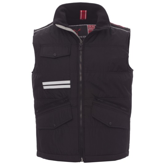 KAMIZELKA ROBOCZA MIG 2.0 - CZARNY-SZARY STALOWY