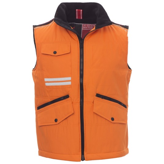 KAMIZELKA ROBOCZA MIG 2.0 - POMARAŃCZOWY-CZARNY