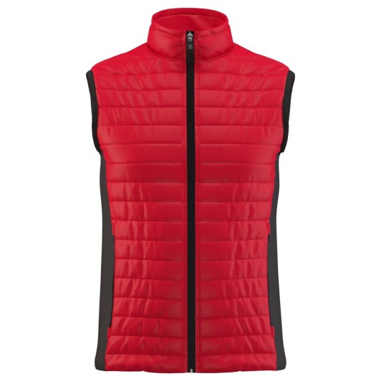 KAMIZELKA ROBOCZA SUBWAY - CZERWONY-CZARNY