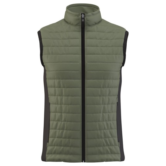 KAMIZELKA ROBOCZA SUBWAY - ZIELONY WOJSKOWY-CZARNY