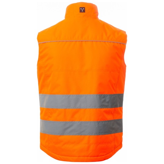 KAMIZELKA ROBOCZA TASK - POMARAŃCZOWY FLUO-GRANATOWY