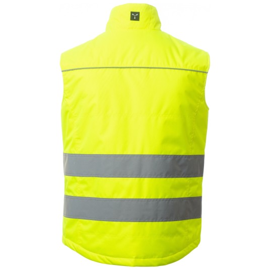 KAMIZELKA ROBOCZA TASK - ŻÓŁTY FLUO-ŻELOWY ZIELONY