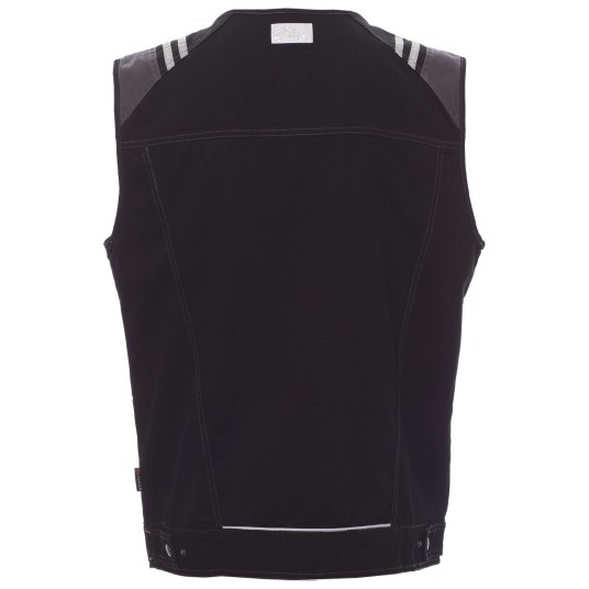 KAMIZELKA ROBOCZA TUCSON - CZARNY-ZADYMIONY