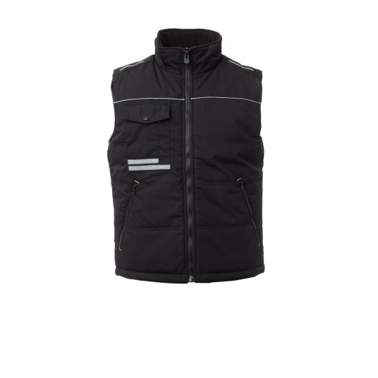 KAMIZELKA ROZPINANA UNISEX AZUA 2.0 - CZARNY