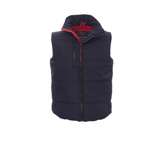 KAMIZELKA ROZPINANA UNISEX DAYTONA - GRANATOWY MUNDUROWY/CZERWONY