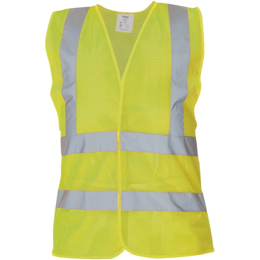 KAMIZELKA SIATKOWA ODBLASKOWA QUOLL HI-VIS - ŻÓŁTY
