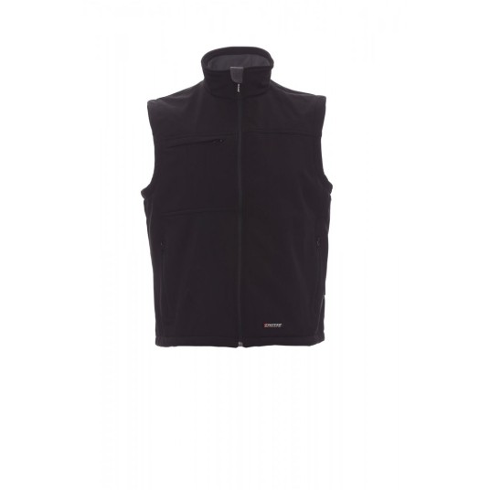 KAMIZELKA SOFTSHELL MĘSKA BERING - CZARNY