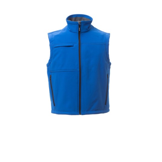 KAMIZELKA SOFTSHELL MĘSKA BERING - KRÓLEWSKI NIEBIESKI
