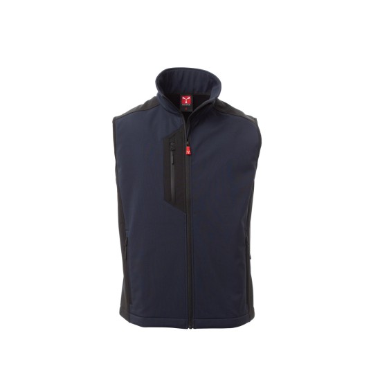 KAMIZELKA SOFTSHELL MĘSKA CORK - GRANATOWY/CZARNY
