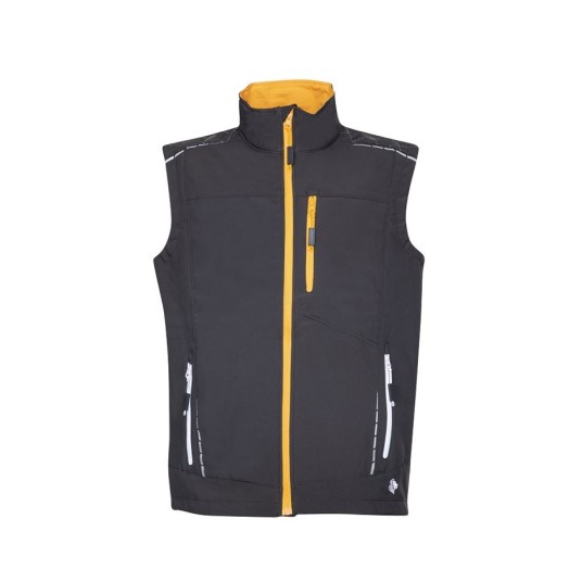 KAMIZELKA SOFTSHELL VISION - CZARNY