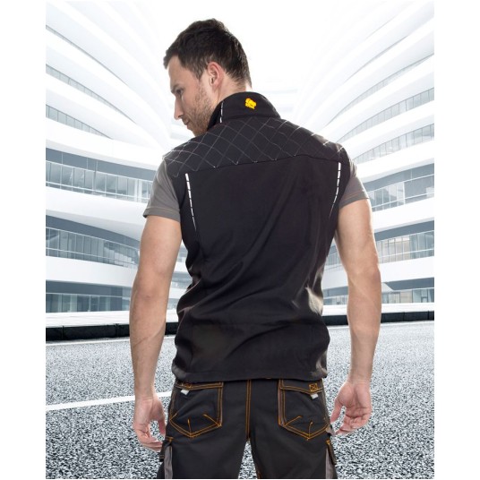 KAMIZELKA SOFTSHELL VISION - CZARNY