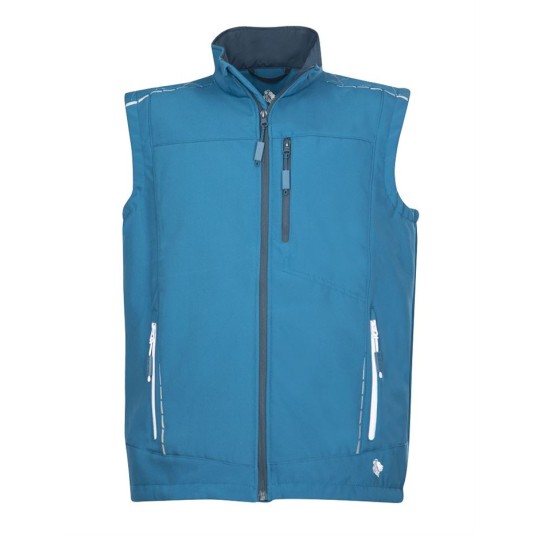 KAMIZELKA SOFTSHELL VISION - NIEBIESKI