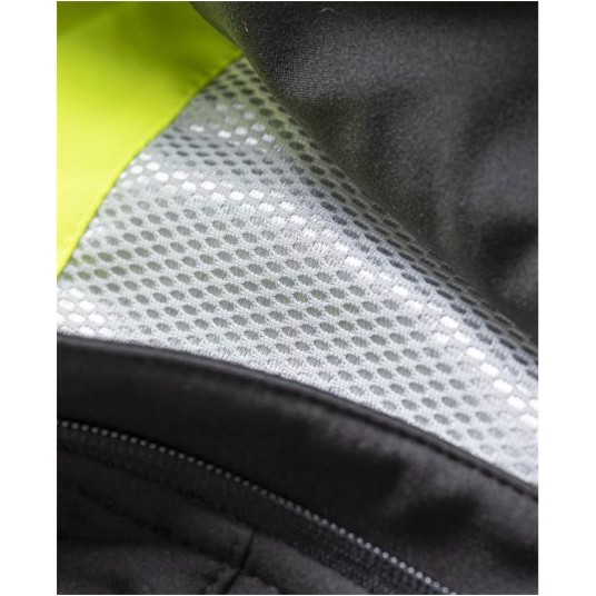 KAMIZELKA SOFTSHELL VISION ZIMOWA - CZARNO-ŻÓŁTY