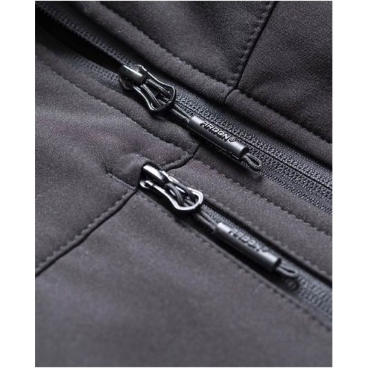 KAMIZELKA SOFTSHELL VISION ZIMOWA - CZARNO-ŻÓŁTY