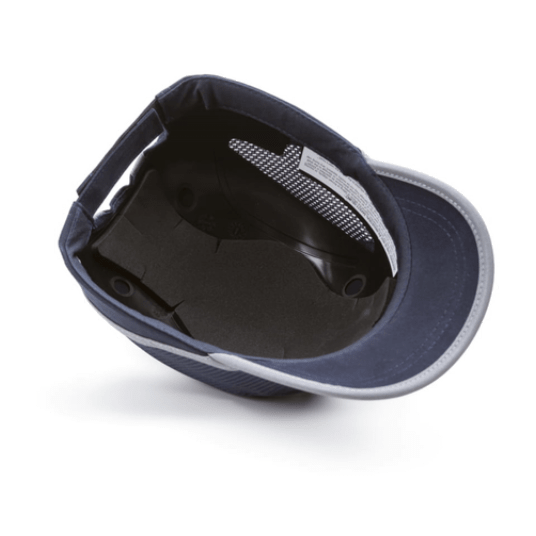 KASK LEKKI COVERGUARD Z DASZKIEM 5CM WENTYLOWANY - GRANATOWY