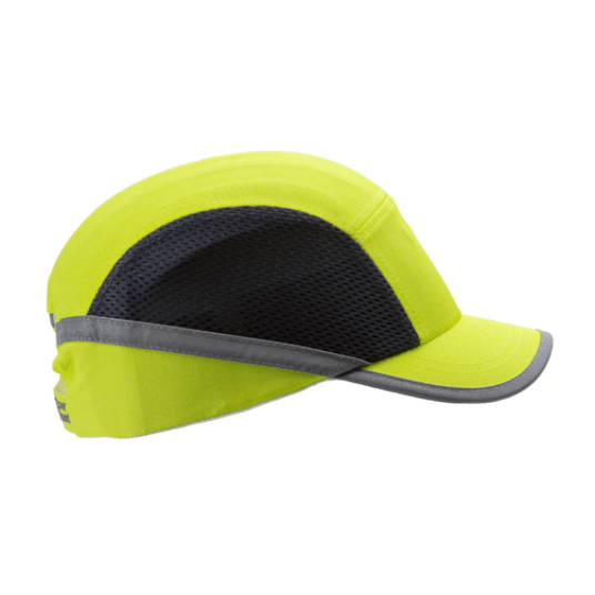 KASK LEKKI HV Z DASZKIEM WENTYLOWANY - ŻÓŁTY