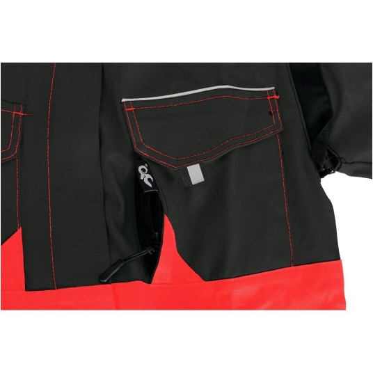 KOMBINEZON CXS LUXY ROBERT - CZARNO-CZERWONY