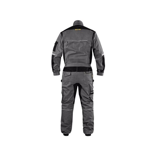 KOMBINEZON CXS STRETCH MĘSKI - SZARO-CZARNY