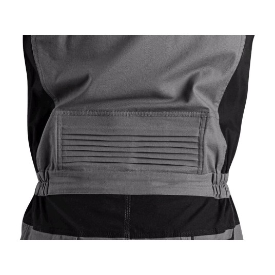 KOMBINEZON CXS STRETCH MĘSKI - SZARO-CZARNY