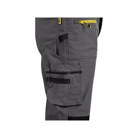 KOMBINEZON CXS STRETCH MĘSKI - SZARO-CZARNY